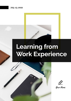 Work Experience Report design