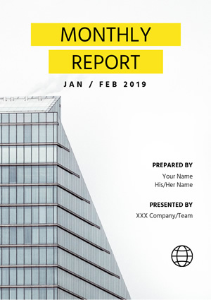 Monthly Report design