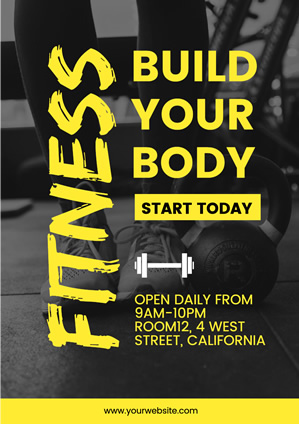Fitness Poster design